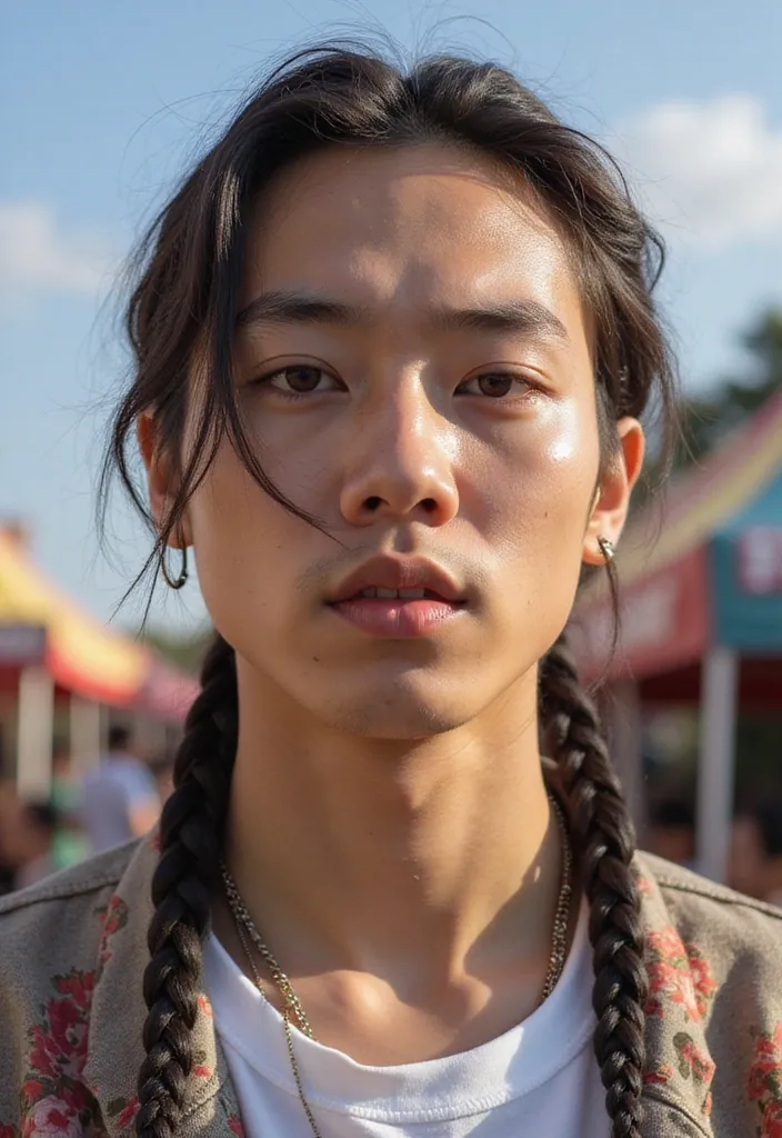 29+ Must-Try Korean Men Hairstyles for a Fashion-Forward Look! - 9. Braids and Twists