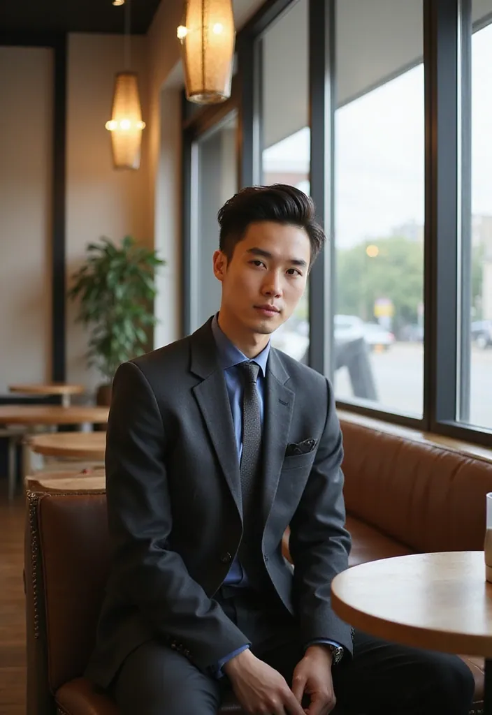 29+ Must-Try Korean Men Hairstyles for a Fashion-Forward Look! - 6. Side Part