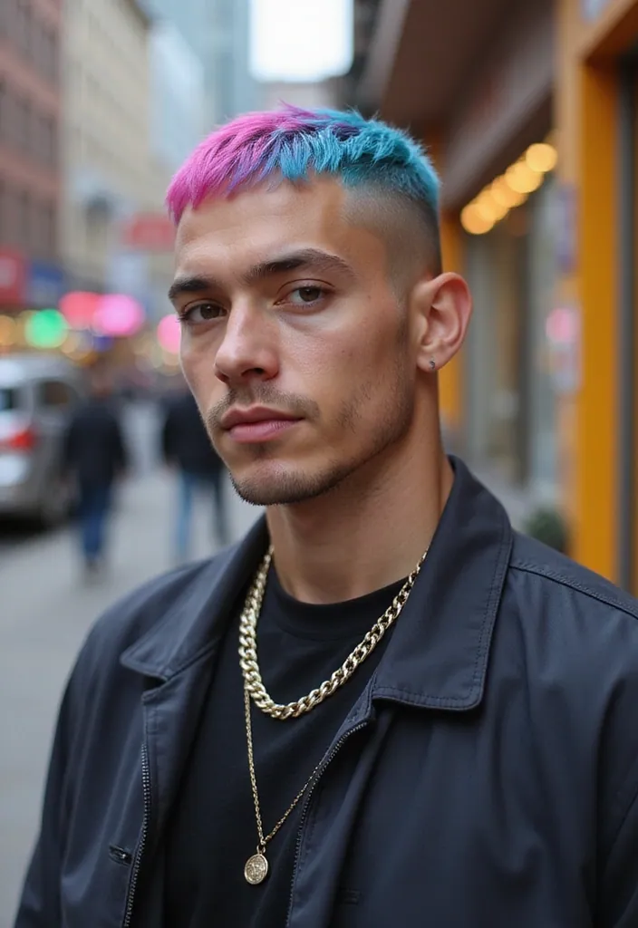 21 Popular Crew Cuts That Will Make Heads Turn (Especially #9!) - 19. The Crew Cut with Color