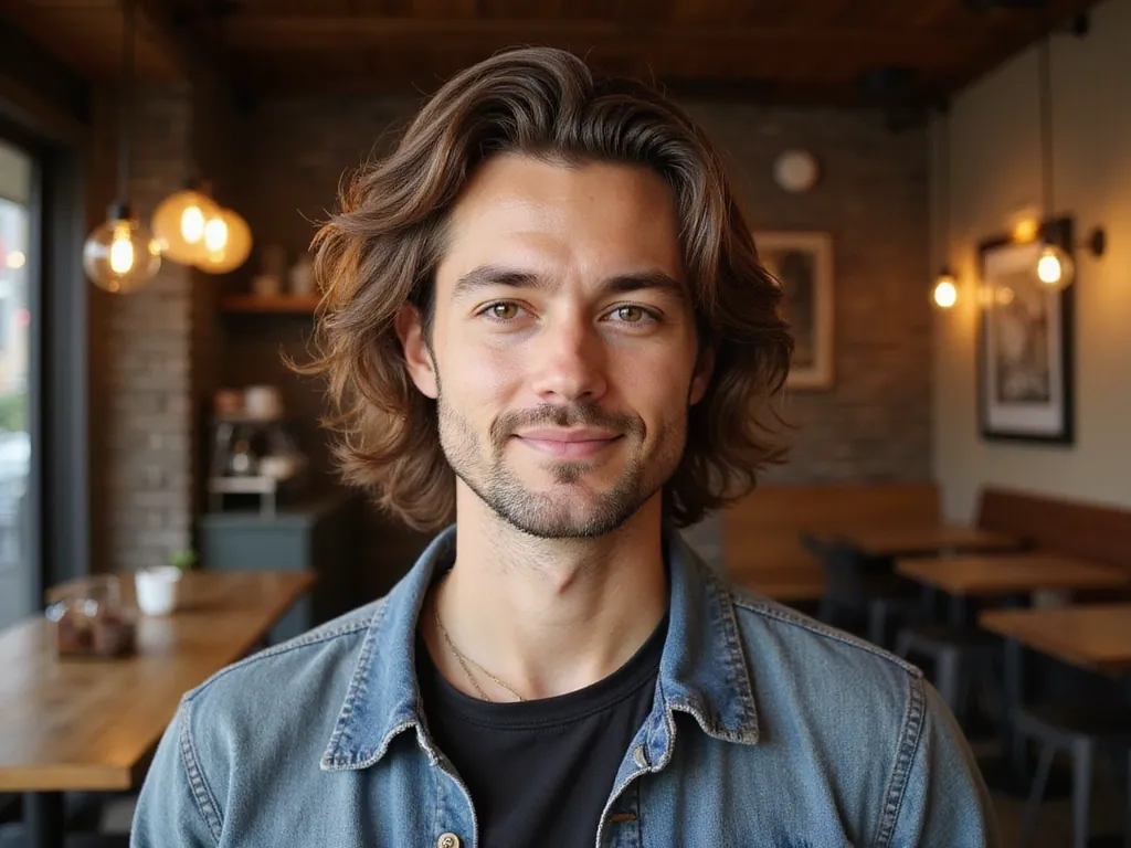 25 Popular Flow Hairstyles for Men That Will Make You Stand Out (Check Out #3!) - 13. The Half-Up Flow
