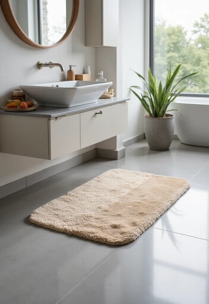 22 Smart Bathroom Trends for 2025 That Will Change How You Live! - 16. Smart Bath Mats