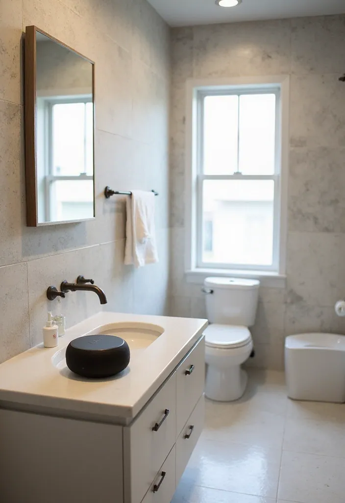 22 Smart Bathroom Trends for 2025 That Will Change How You Live! - 8. Voice-Activated Technology