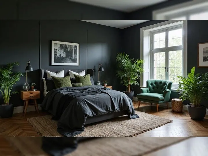13 Stunning Black and Green Bedroom Aesthetics You Can't Miss!