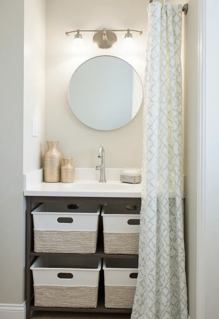 18 Stylish Storage Ideas for Compact Bathrooms That'll Change Your Life! - 2. Under-Sink Storage Solutions