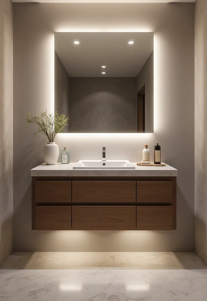 18 Stylish Storage Ideas for Compact Bathrooms That'll Change Your Life! - 11. Floating Vanities