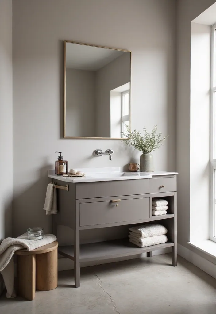 18 Stylish Storage Ideas for Compact Bathrooms That'll Change Your Life! - 4. Multi-Functional Furniture