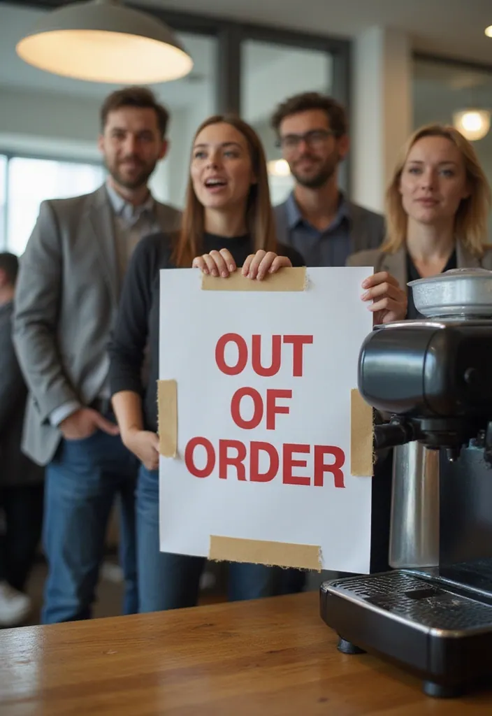 15 Office Pranks That Are Perfect for Your Next Team Meeting! - 11. The ‘Out of Order’ Sign