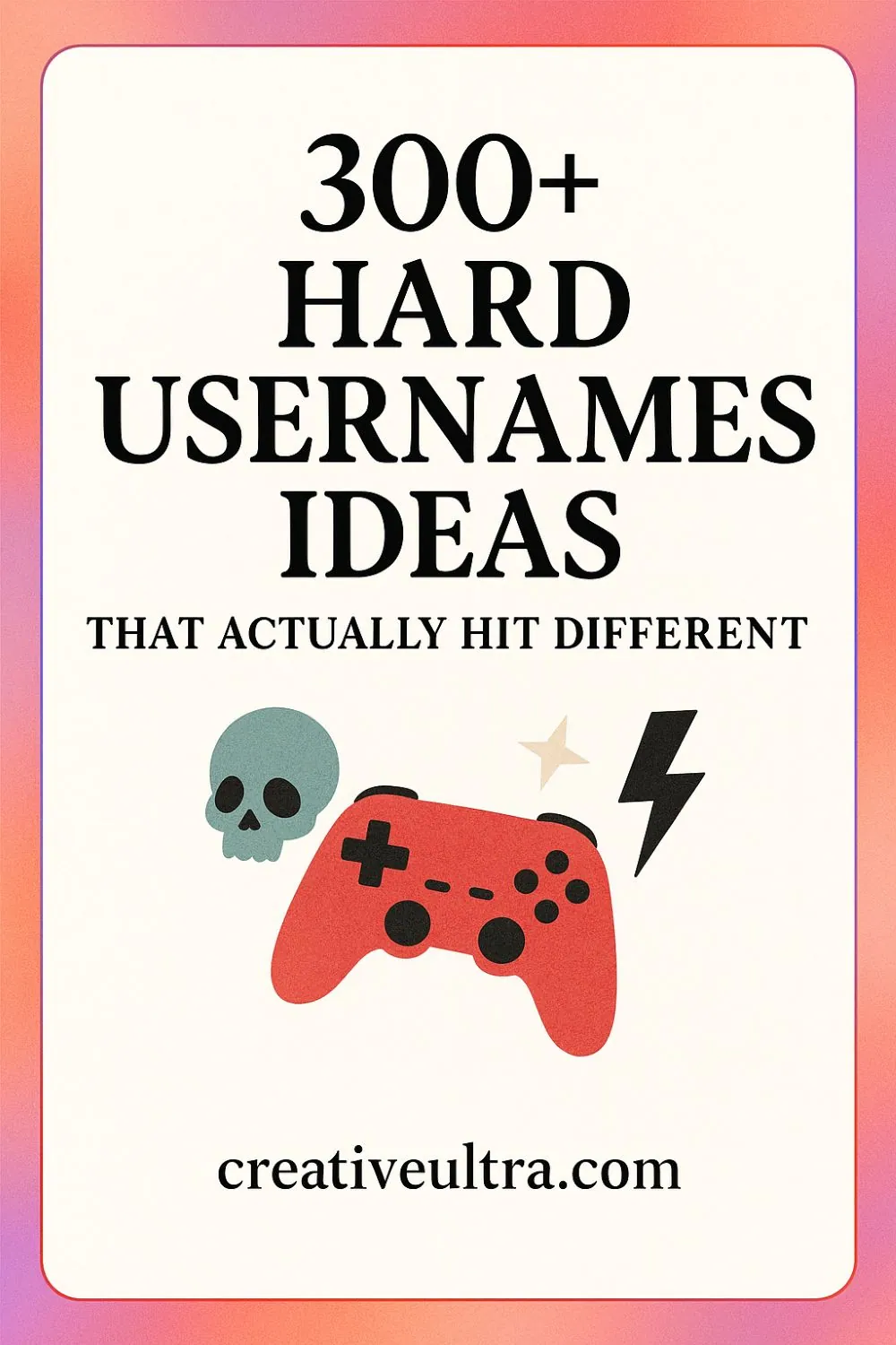 300+ Hard Usernames Ideas That Actually Hit Different