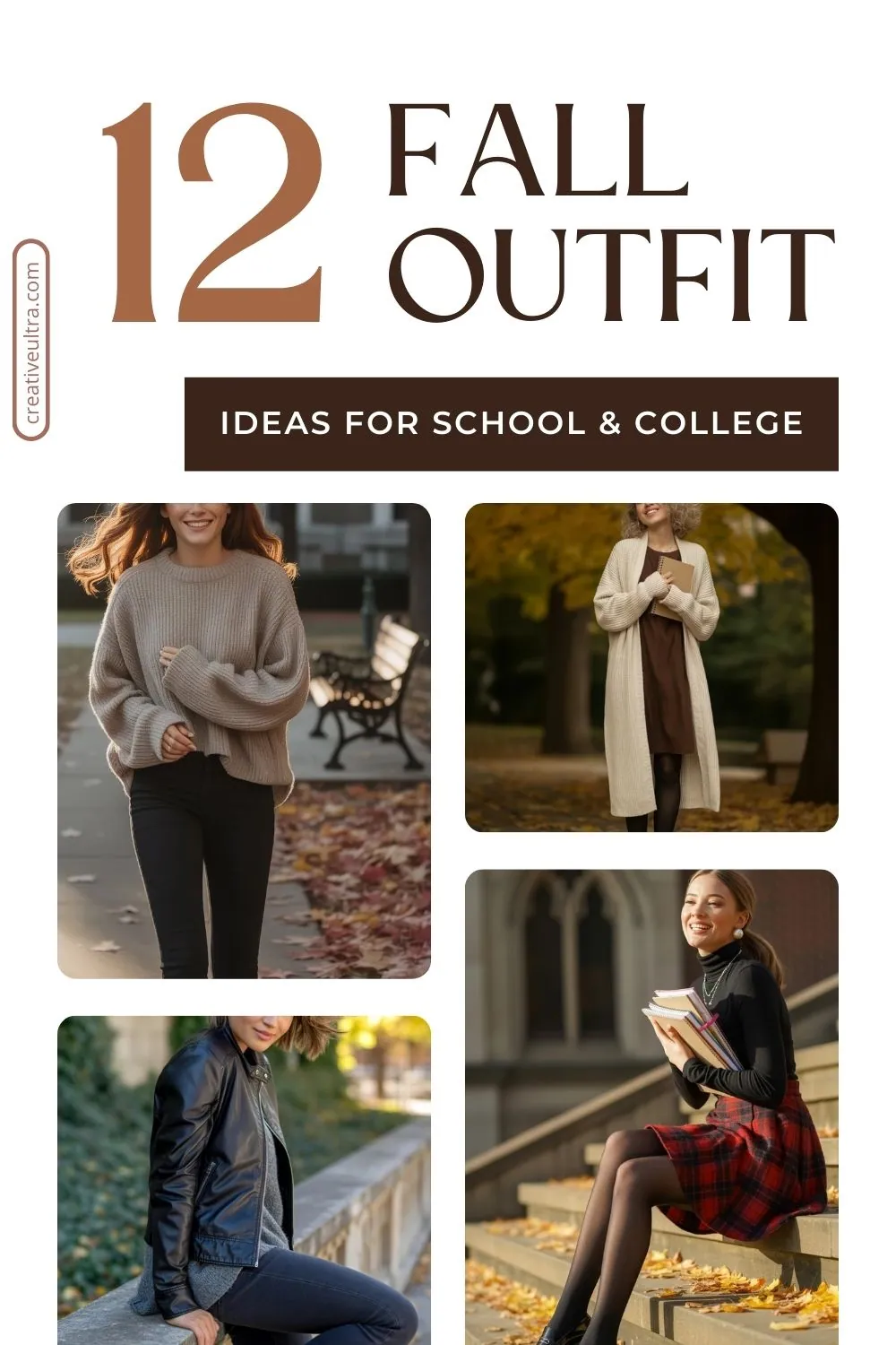 12 Fall Outfit Ideas for School and College