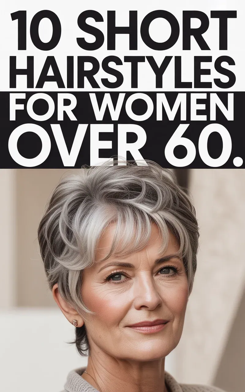 Short Hairstyles for Women Over 60